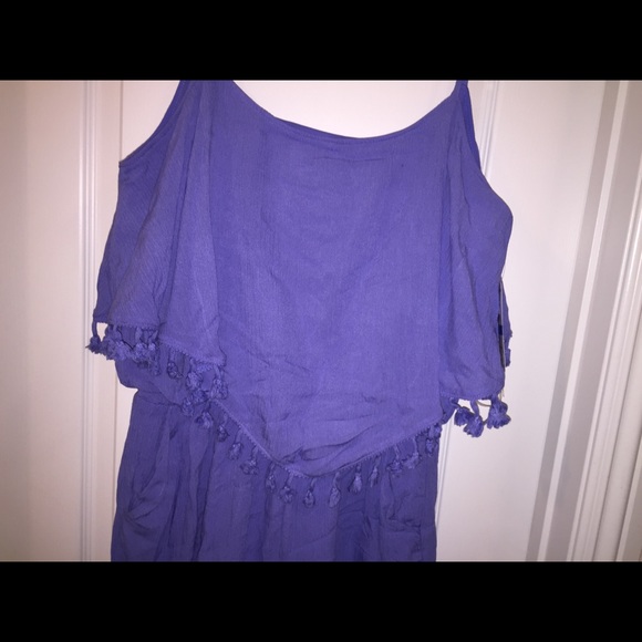 NEW PERIWINKLE ROMPER - Picture 2 of 4